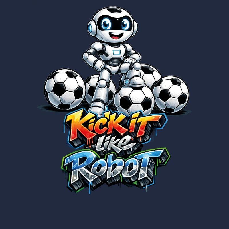 Selbstbewusster Fussballroboter