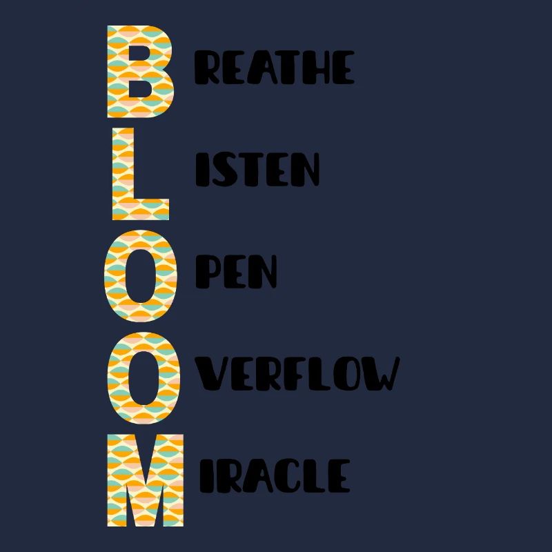 BLOOM Vertikal Musterfarben