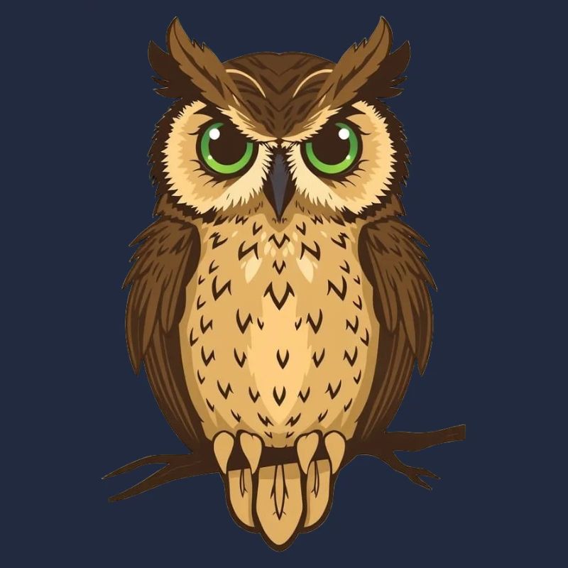Eulenaugen Waldmotiv