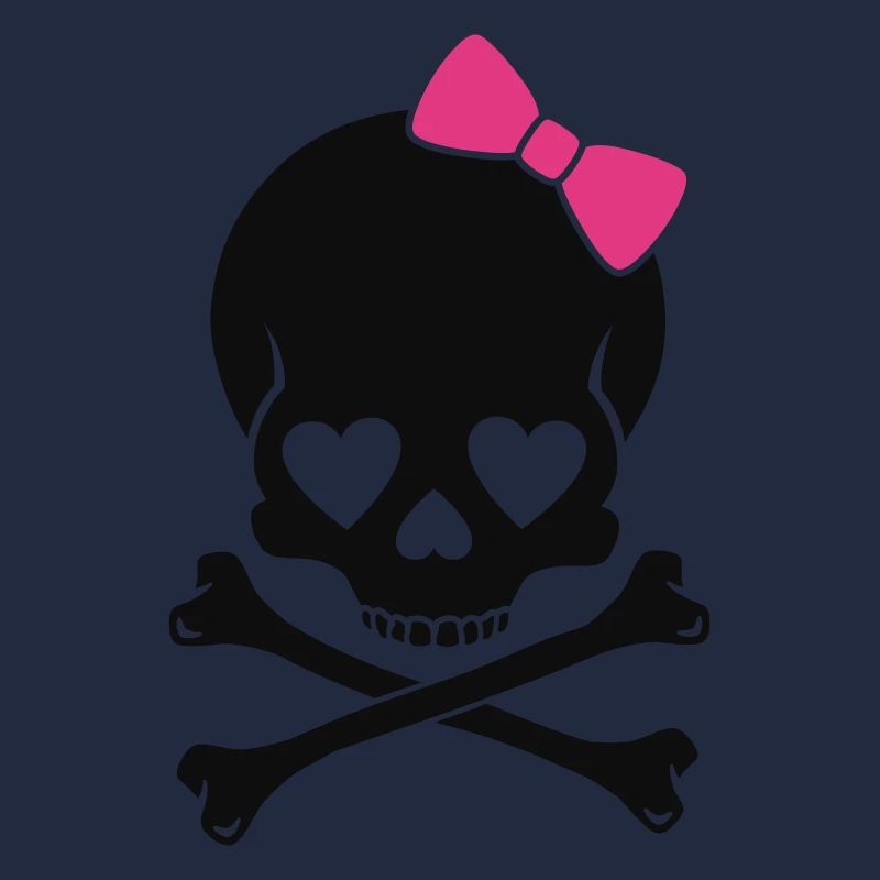 Mädchen Totenkopf