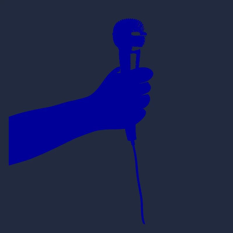 microphone (blue)