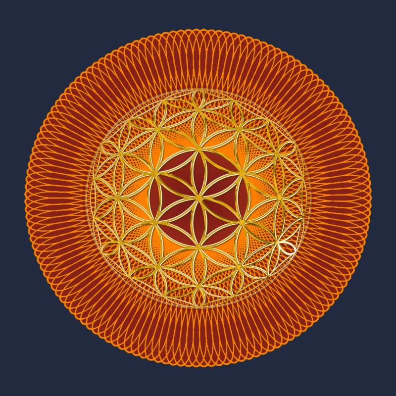 Blume des Lebens - Spirograph