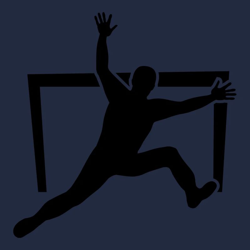 Torwart Silhouette