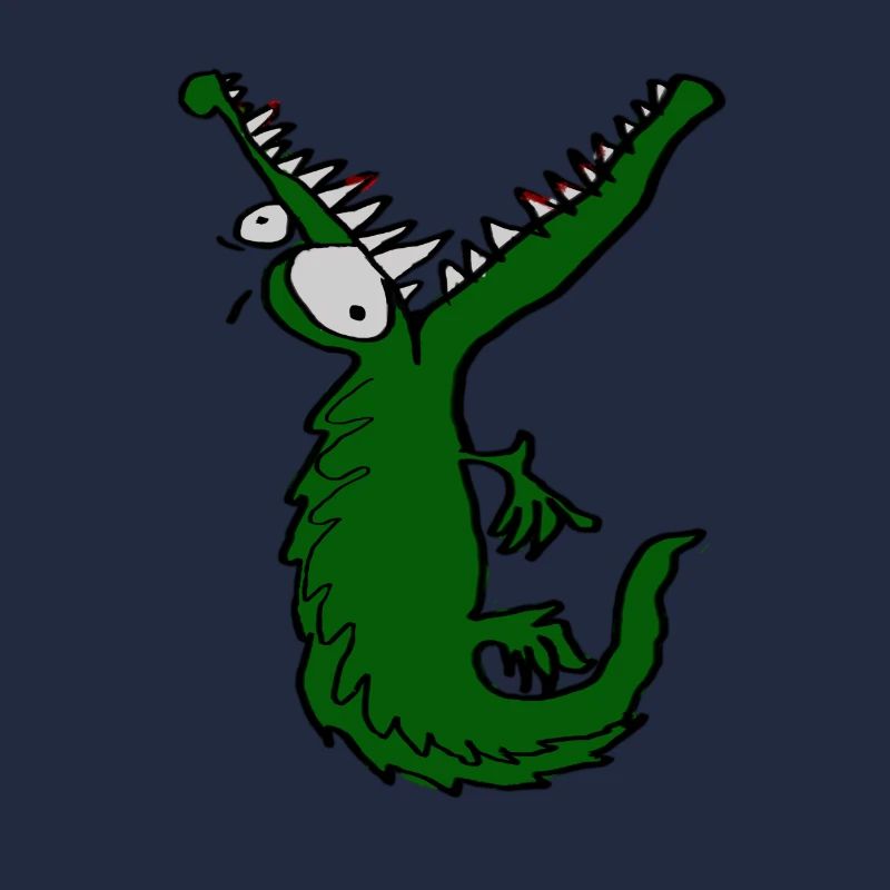 Crocodile affamé