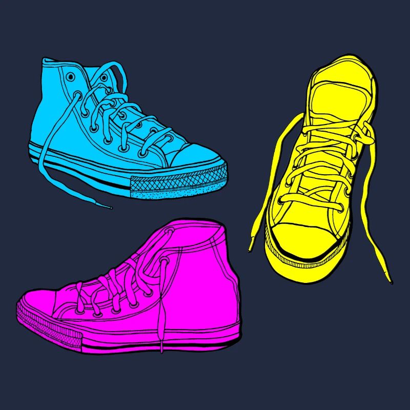 trainers coloured