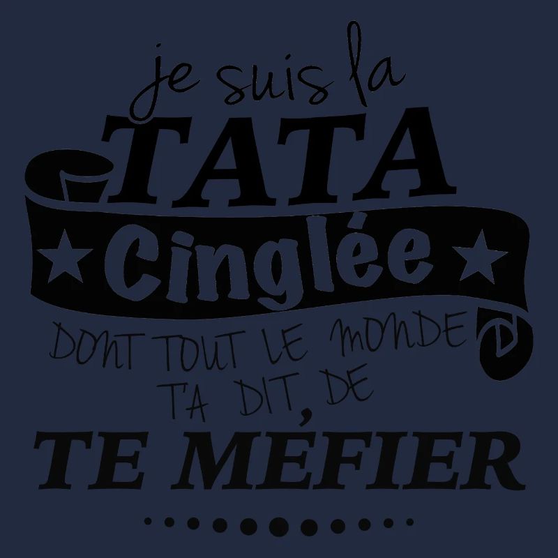 tata cinglée (noir)