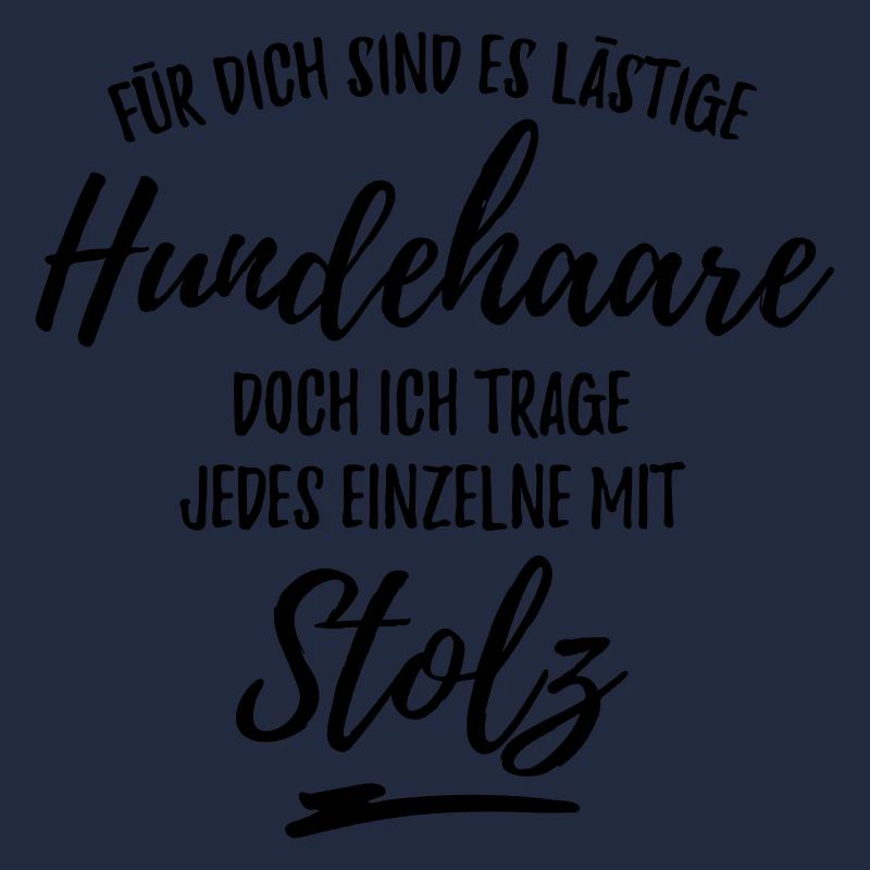 Stolzer Hundehaare-Träger