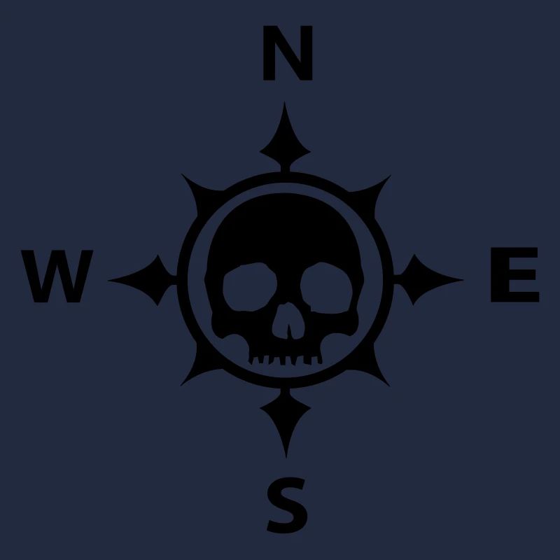 Skull Kompass Schädel