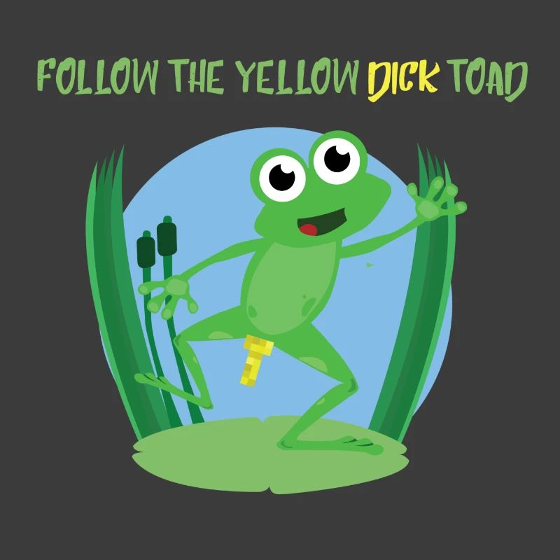 Follow the yellow dick toad