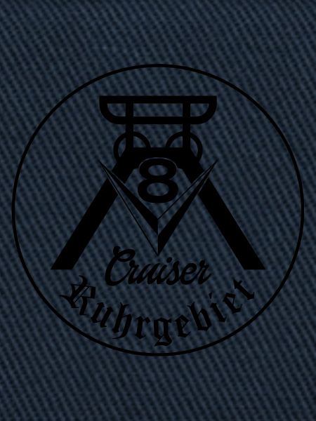 V8-Cruiser Logo schwarz