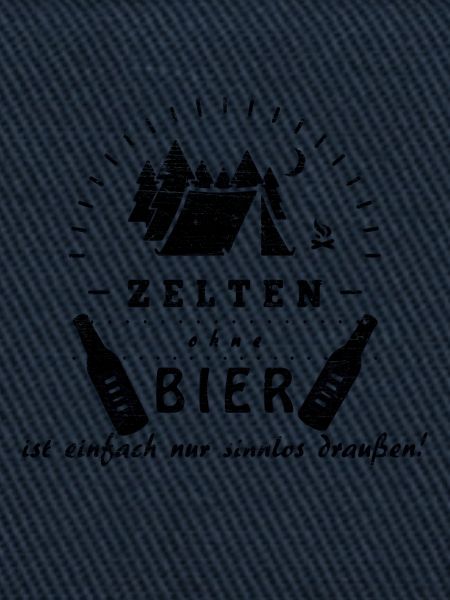 Zelten und Bier