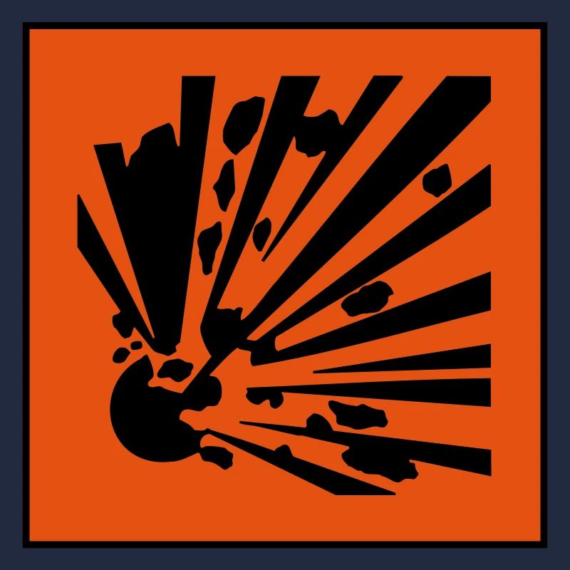 explosiv gefahrensymbol