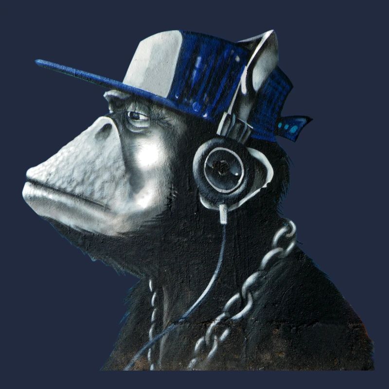 Monkey graffiti by CustomStyle