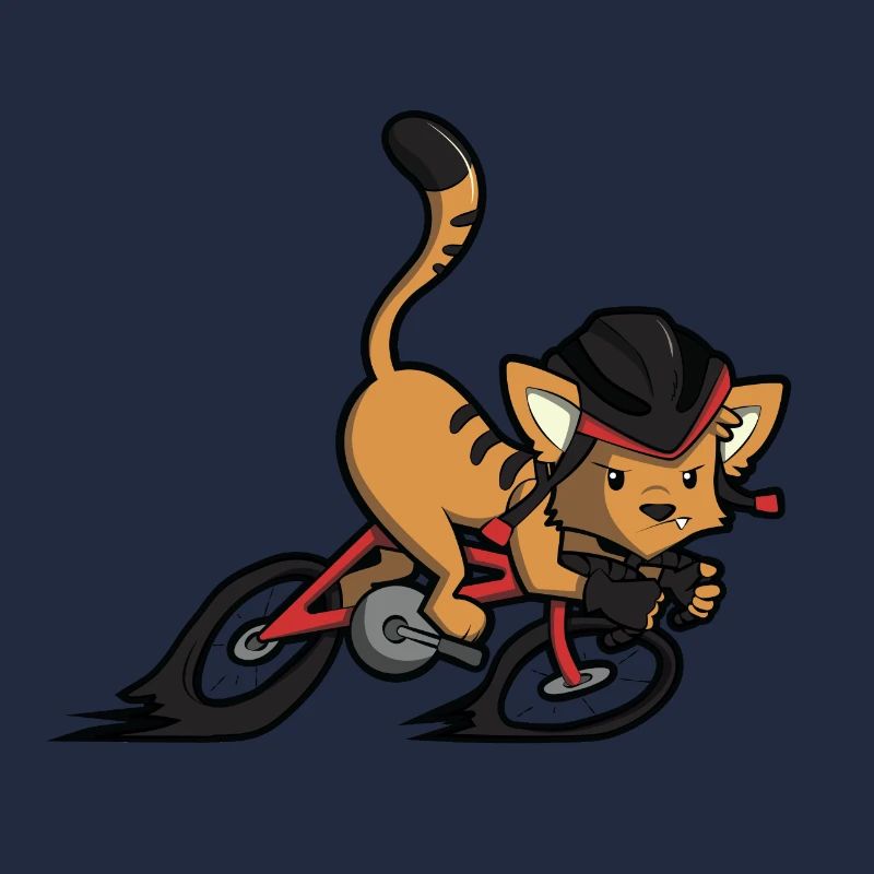 Fahrrad Katze