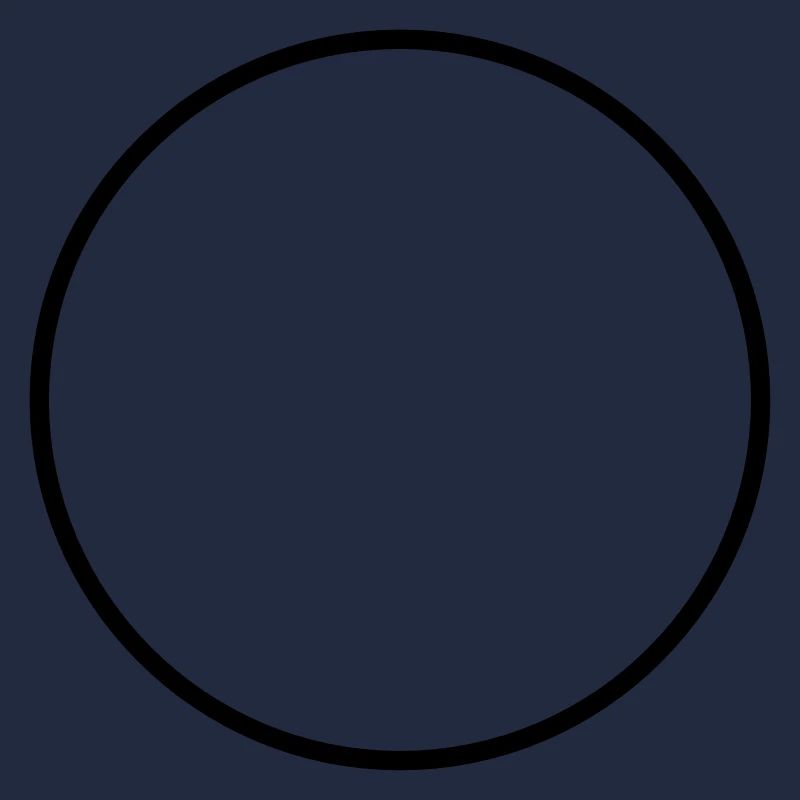 Mathematics icon - circle