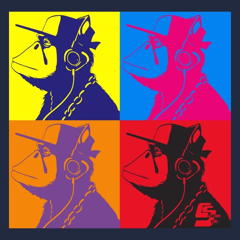 Monkey Warhol by CustomStyle