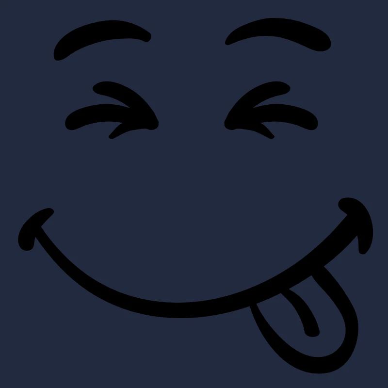 smiley face laughing