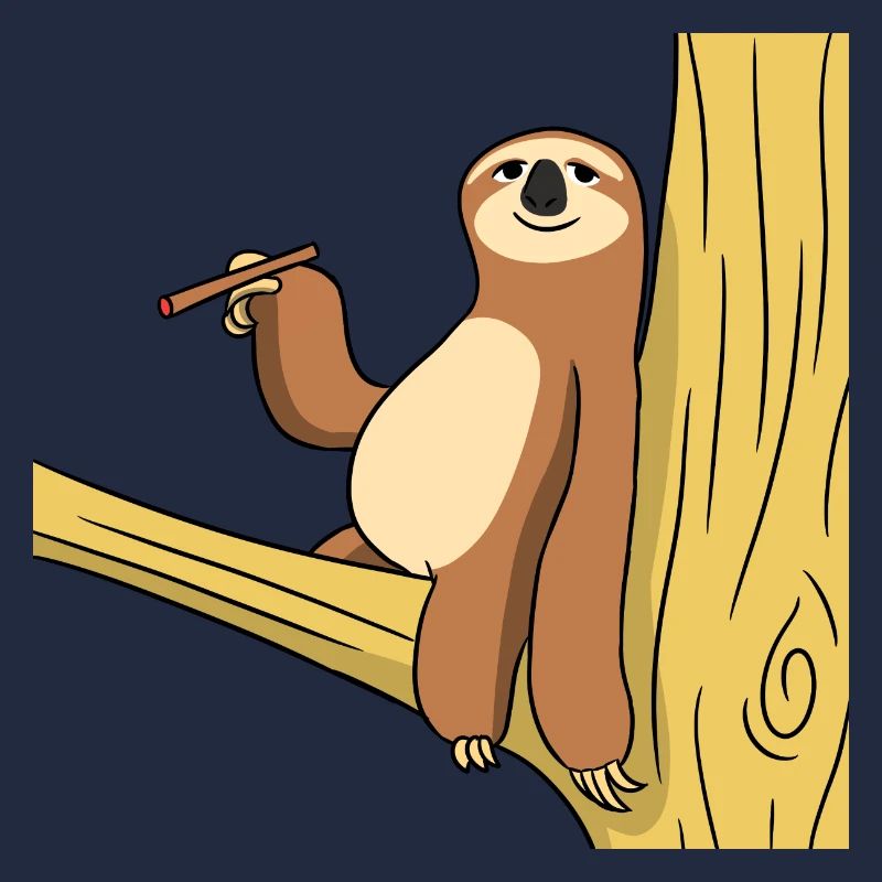 Smoking Sloth