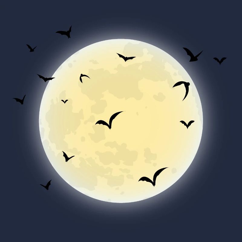 Lune d'halloween