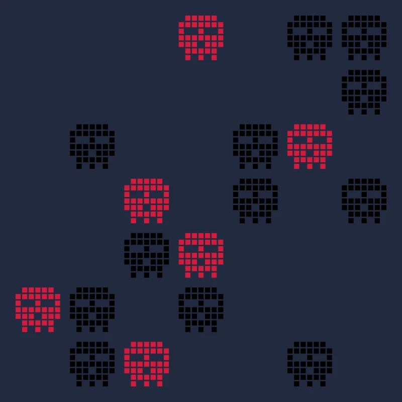 Pixel Skull Gaming Screen