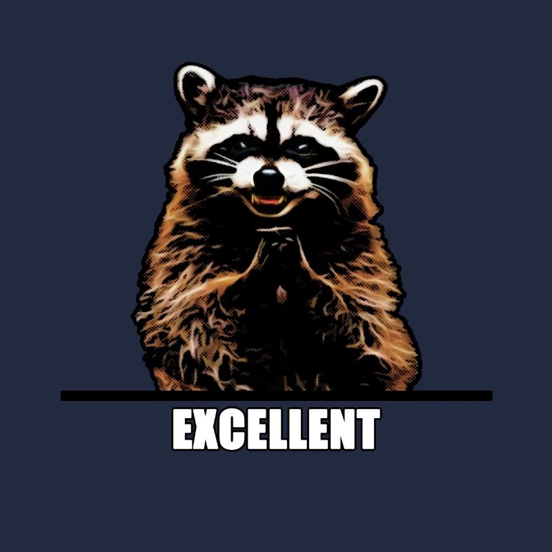 Böser Waschbär