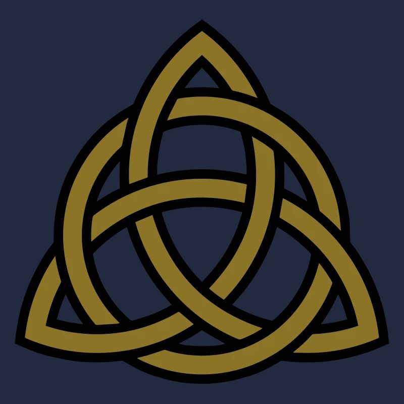 Celtic Knot Triquetra Patricks Day Triangle Circle