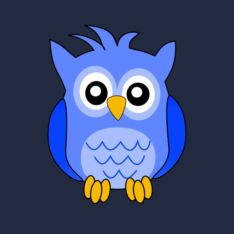 Hibou bleu