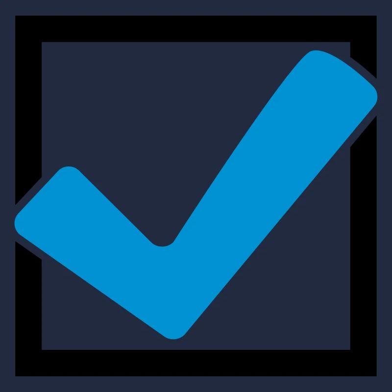 Rectangular hook logo