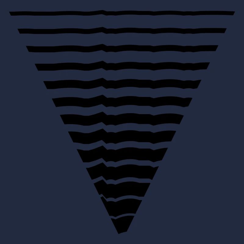 Lignes de nombreux motif de forme triangle strokes