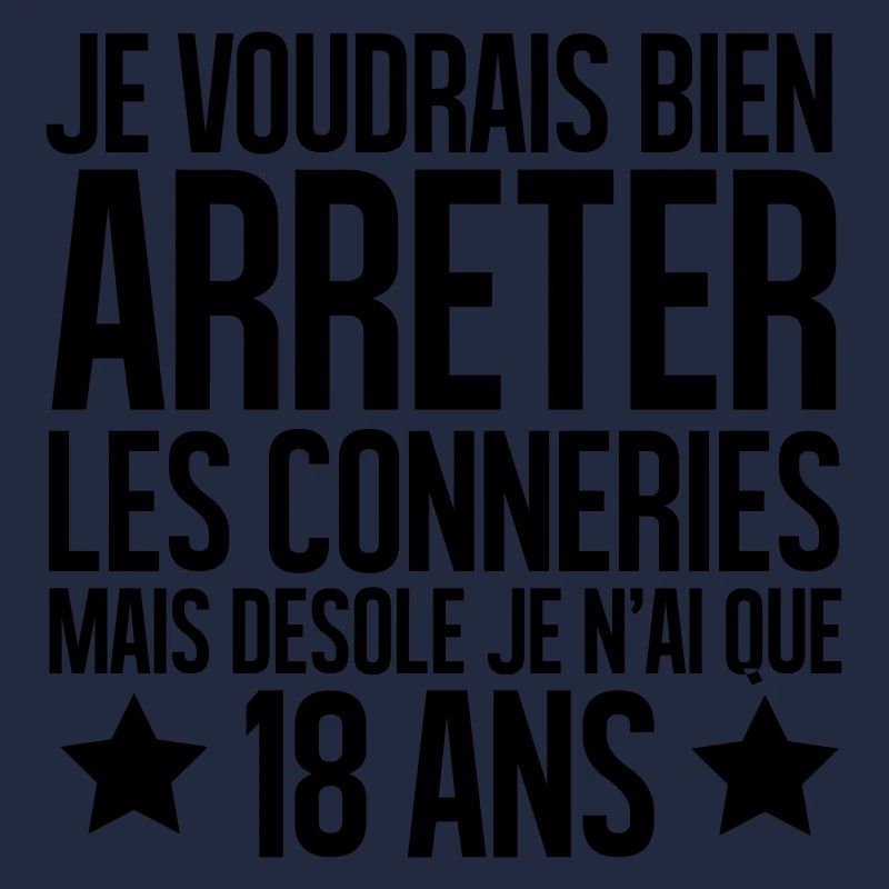 Désolé je n'ai que 18 ans
