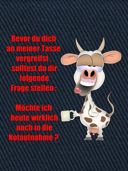Kuh mit Kaffee