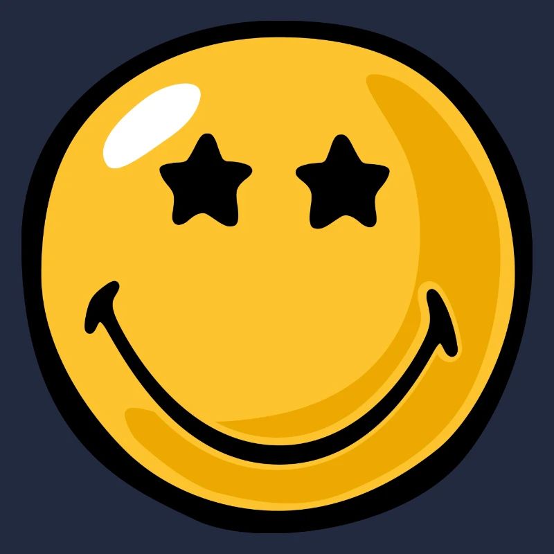 Smiley star eyes