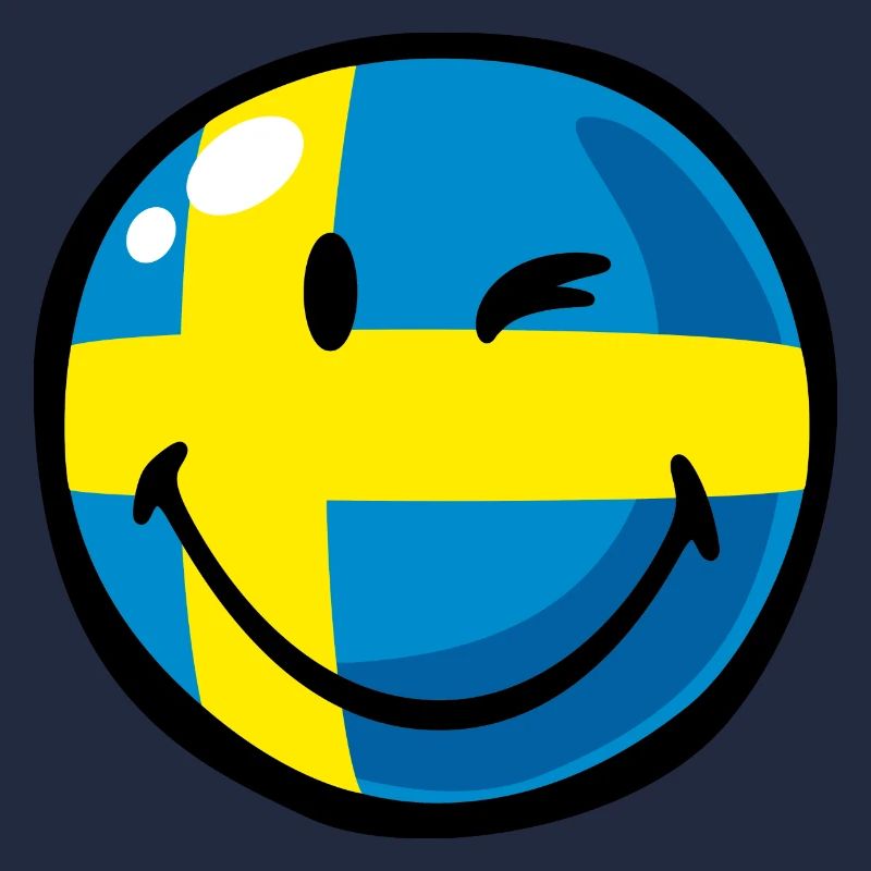 Smiley Flag Sweden