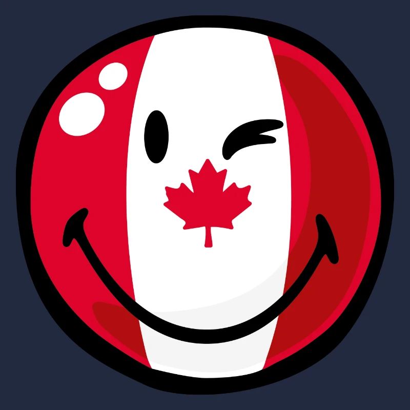 Smiley Flag Canada
