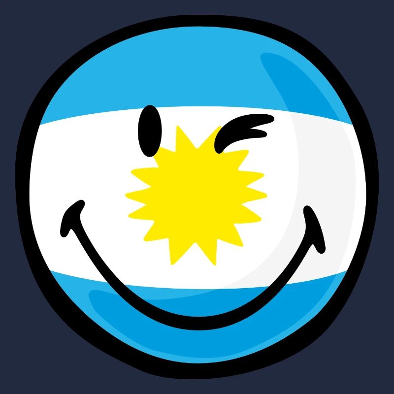 Smiley Flag Argentina