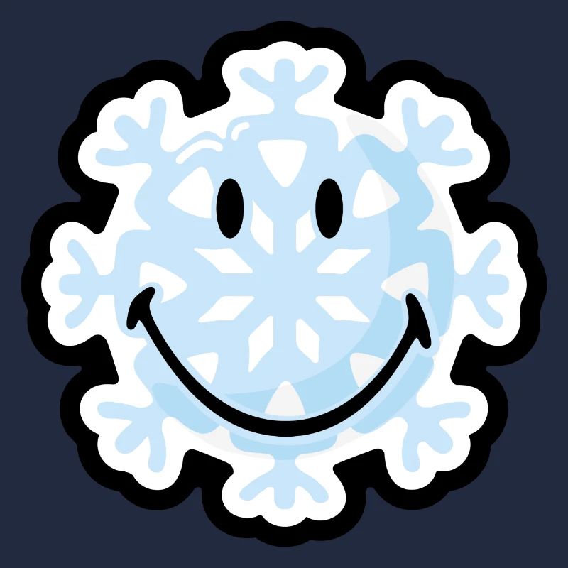 Smiley Snow Flake