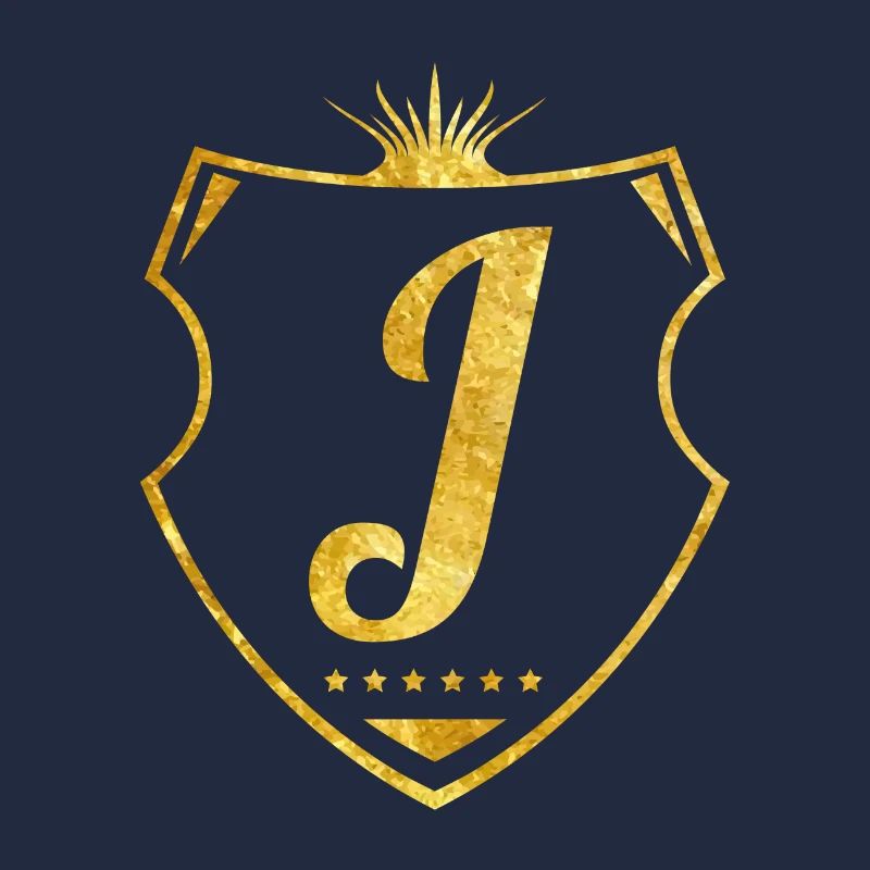 J buchstabe gold