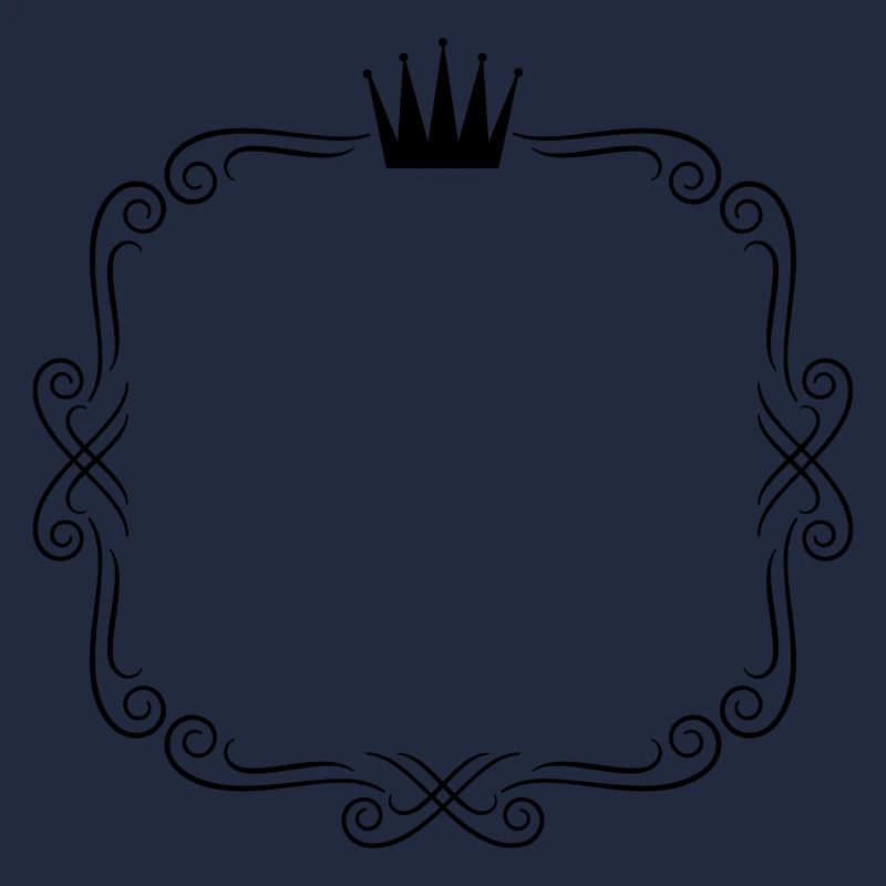 rahmen ornamente krone