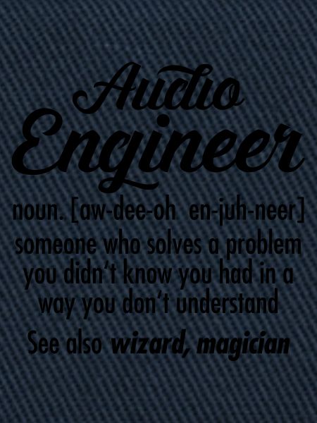 Audio Engineer - Definition