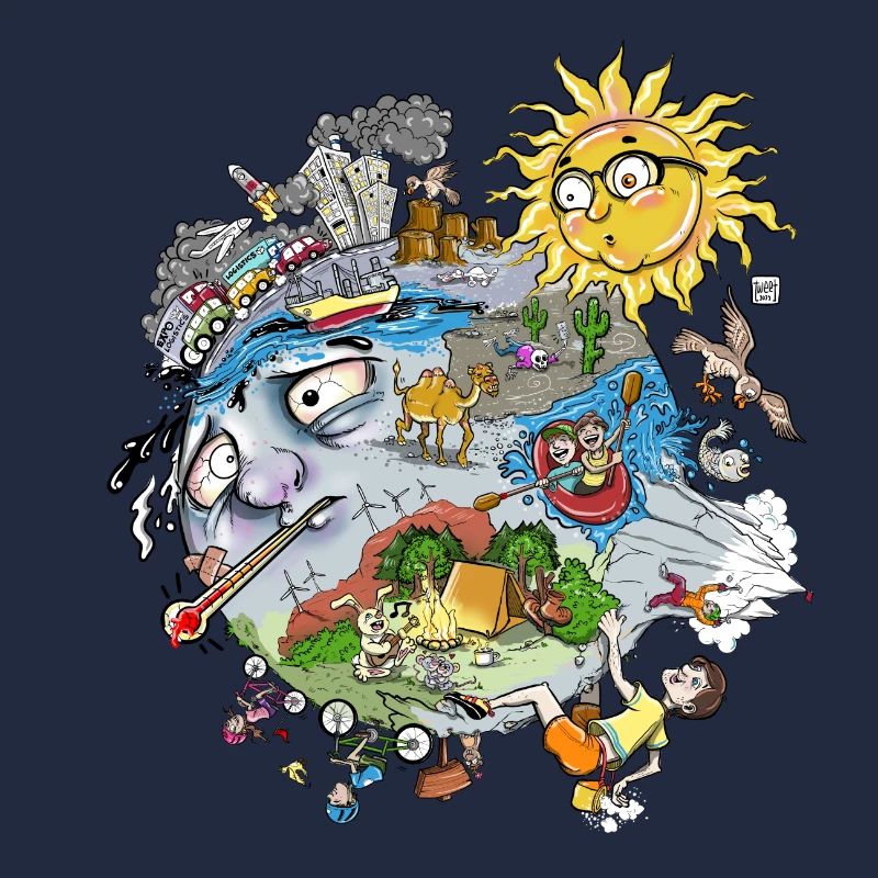 Think Global - Grimpez local - Pas de texte