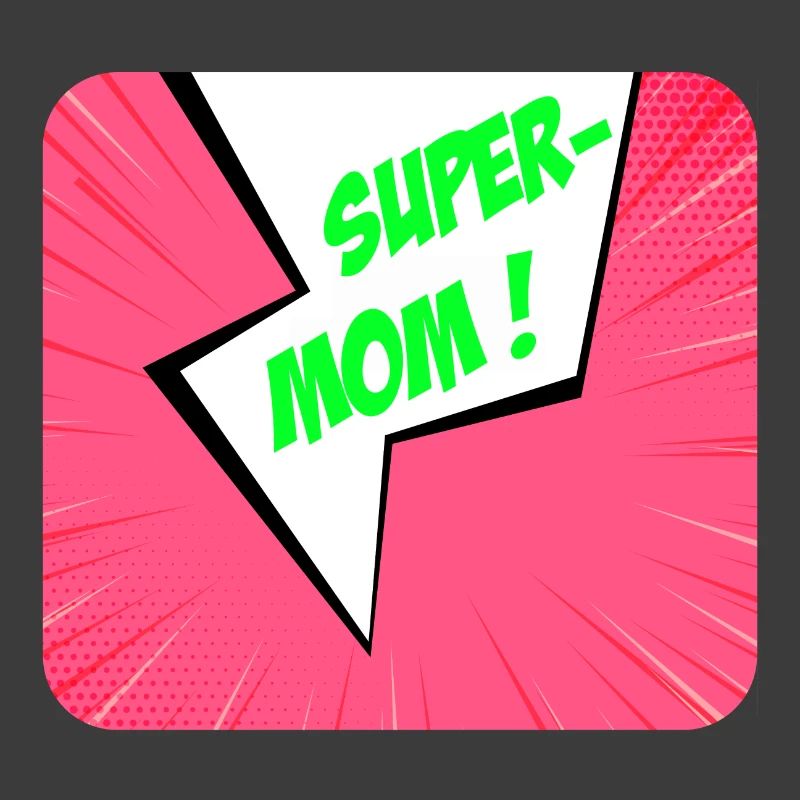 Supermom, Superheldin. Beste Mama. Comicbuch.