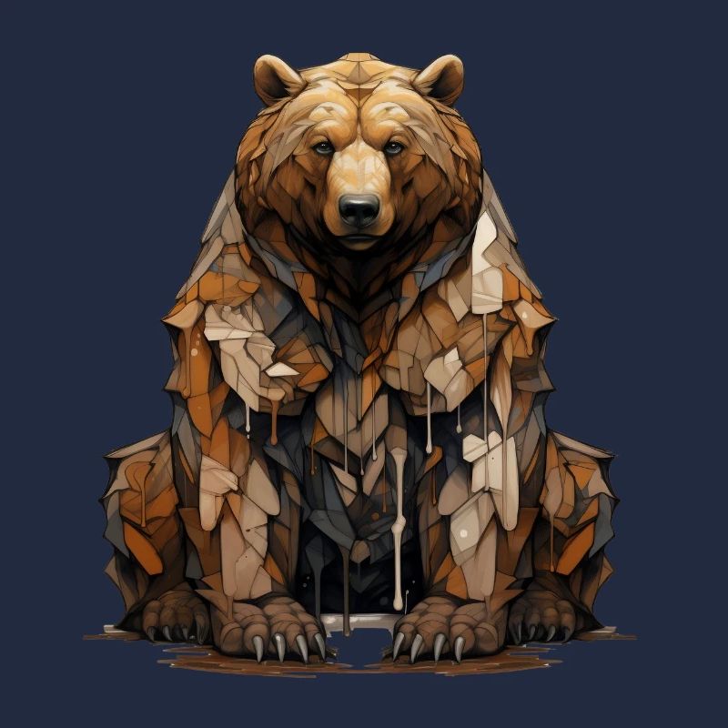 Bear Guardian. Graffiti-style strength.