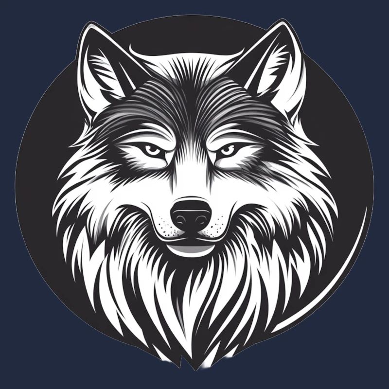 Wolf with a mesmerizing look