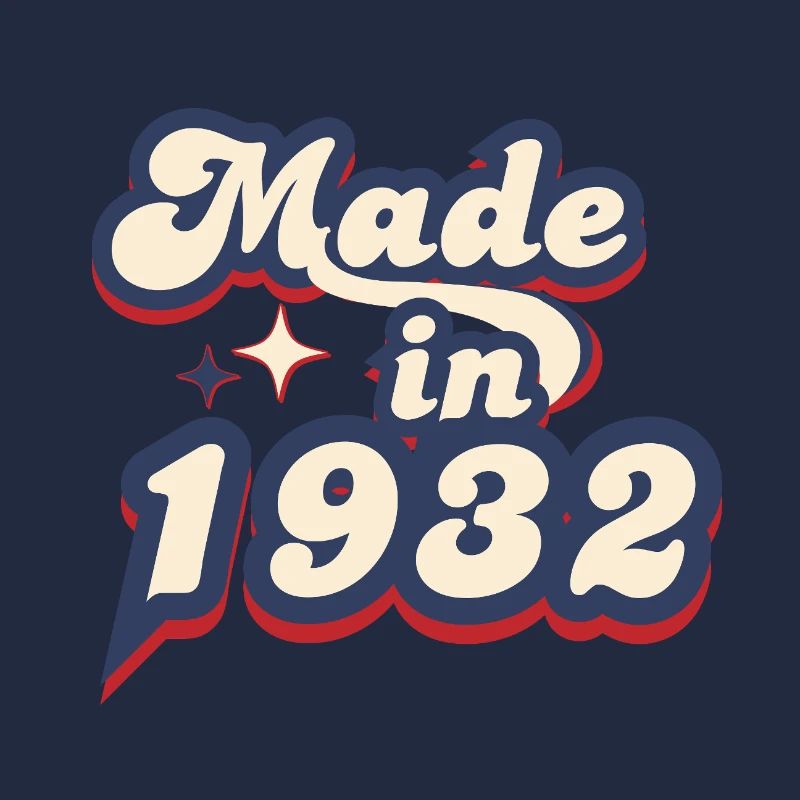 Made in 1932 Retro