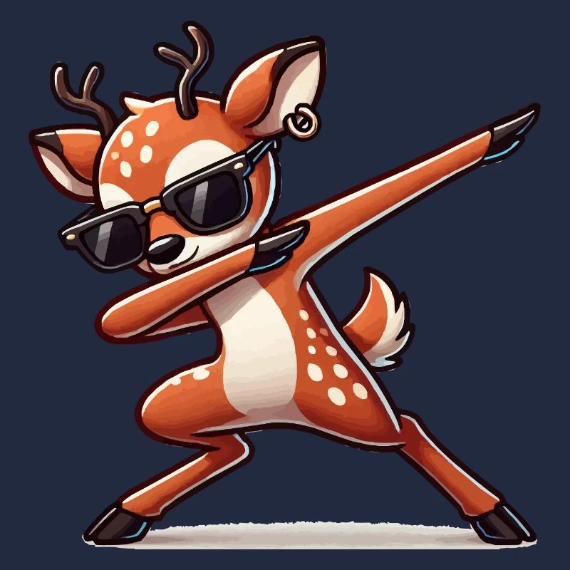 Deer Comic Dabbing