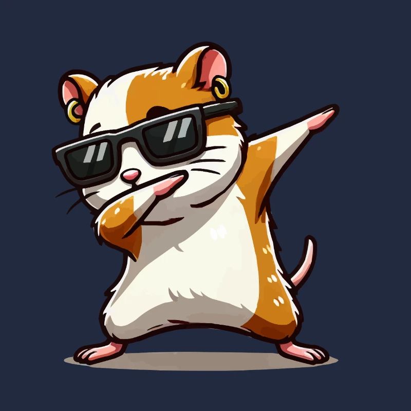 hamster dabbing