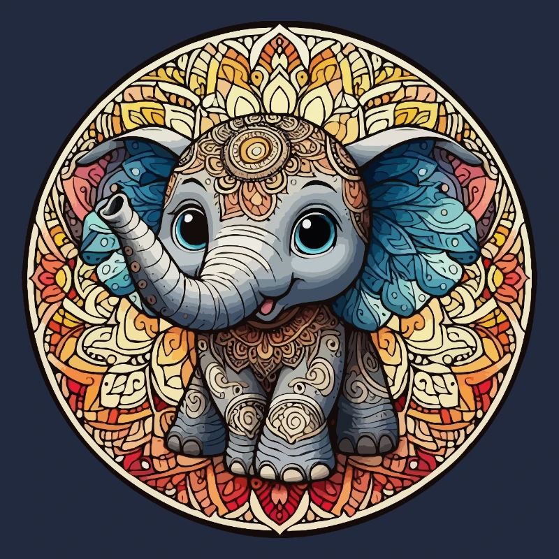 Indisches Mantra Elefant junior