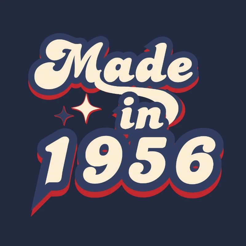 Made in 1956 Retro