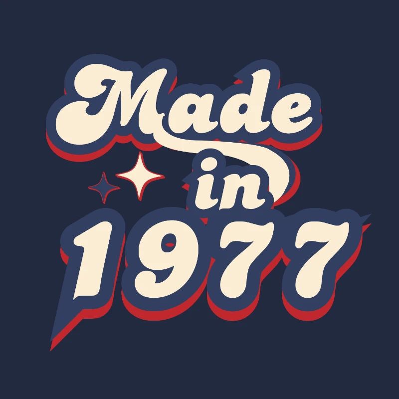 Made in 1977 retro