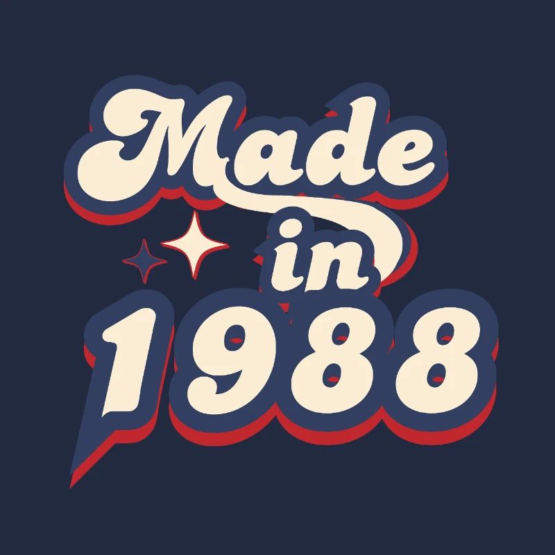 Made in 1988 retro